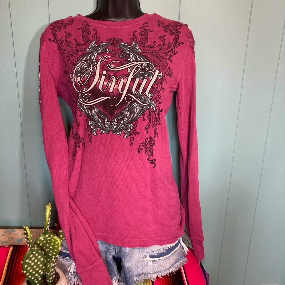 Sinful long sleeve shirt